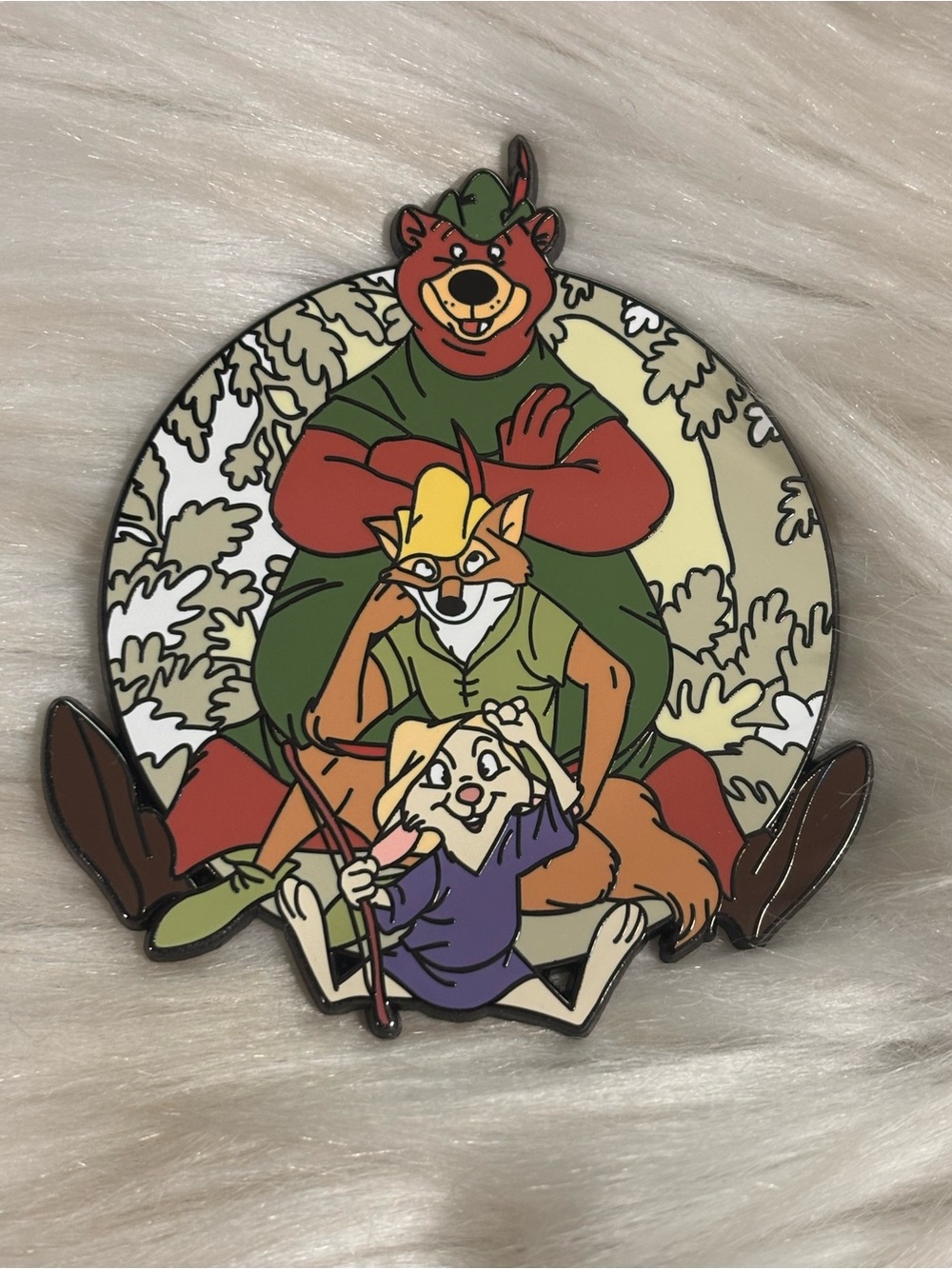 ROBIN HOOD LITTLE JOHN & SKIPPY 3" JUMBO FANTASY PIN